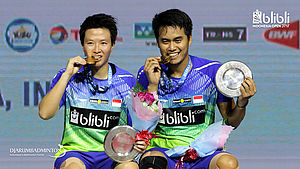 Tontowi Ahmad/Liliyana Natsir Juarai Ganda Campuran Blibli Indonesia Open 2018