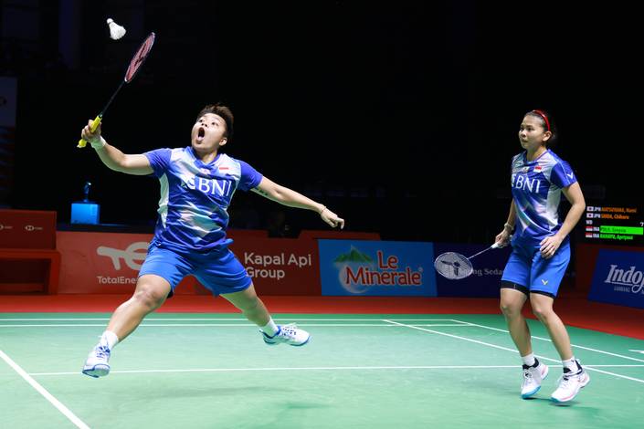 Apriyani Rahayu & Greysia Polii (Humas PP PBSI)