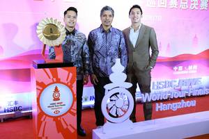 Anthony Sinisuka Ginting, Irwansyah, & Jonatan Christie (Humas PP PBSI)