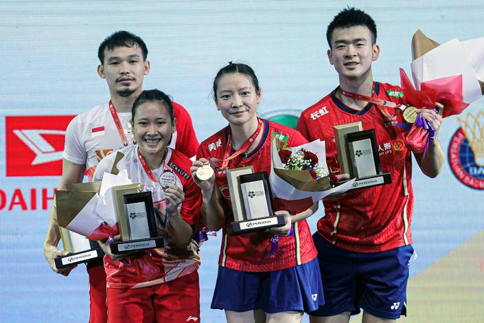 Rinov Rivaldy/Pitha Haningtyas Mentari & Zheng Si Wei/Huang Ya Qiong (Humas PP PBSI)