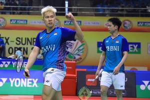 Marcus Fernaldi Gideon & Kevin Sanjaya Sukamuljo (Humas PP PBSI)