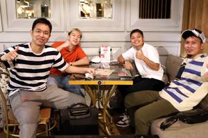 Hendra Setiawan, Marcus Fernaldi Gideon, Apriyan Rahayu, & Mohammad Ahsan (Humas PP PBSI)