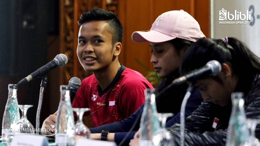  Anthony Sinisuka Ginting at the Blibli Indonesia Open Press Conference 2018