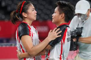 Ganda putri Indonesia, Greysia Polii/Apriyani Rahayu. (Foto: BADMINTONPHOTO - Yves Lacroix)