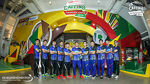 Tim beregu putra U-19 Harimau Muda Malaysia.