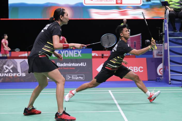 Gloria Emanuelle Widjaja & Dejan Ferdinansyah (Humas PP PBSI)