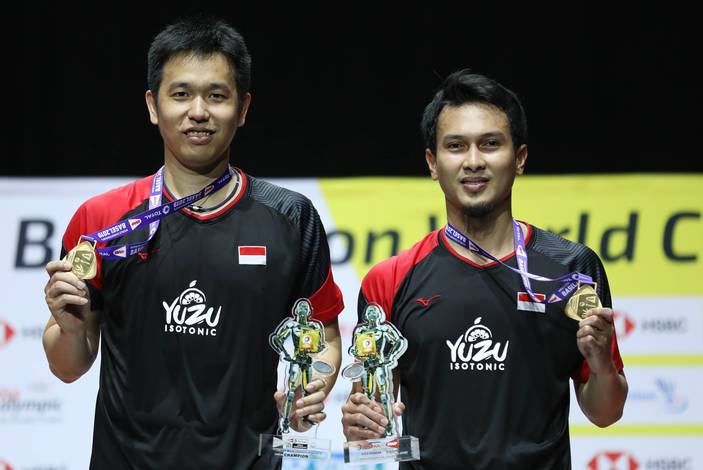 Hendra Setiawan/Mohammad Ahsan (Indonesia) juara World Championships 2019.