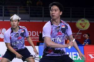 Marcus Fernaldi Gideon & Kevin Sanjaya Sukamuljo (Humas PP PBSI)
