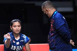 Gregoria Mariska Tunjung & Herli Djaenudin (Humas PP PBSI)