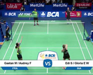 Gaetan Mittelheisser / Audrey Fontaine (FRA) VS Edi Subaktiar / Gloria Emanuelle Widjaja (INA)