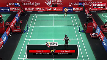 Dinar Dyah Ayustine (Djarum Kudus) VS Kuljira Khongdee (Granular Thailand)