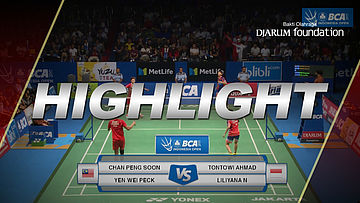 Tontowi Ahmad/Liliyana Natsir (INA) VS Chan Peng Soon/Yen Wei Peck (MAS)