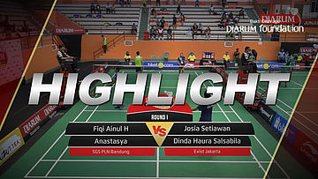 Fiqi Ainul Hakim/Anastasya (SGS PLN Bandung) VS Josia Setiawan/Dinda Haura Salsabila (Exist Jakarta)