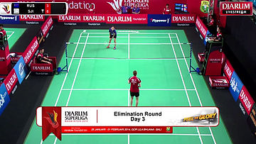 Sung Ji Hyun (Djarum Kudus) vs Ruselli Hartawan (Jaya Raya New Star)