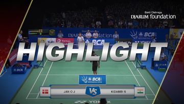 Kidambi Srikanth (IND) VS Jan O Jorgensen (DEN)