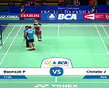Boonsak Ponsana (THA) VS Jonatan Christie (INA)