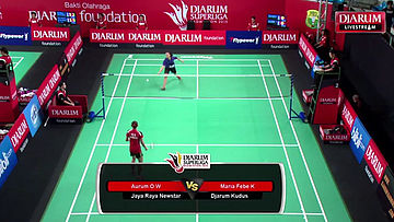 Maria Febe Kusumastuti (Djarum Kudus) VS Aurum Oktavia Winata (Jaya Raya New Star)
