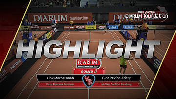 Elok Machsunnah (Bayu Kencana Pasuruan) VS Gina Revina Aristy (Mutiara Cardinal Bandung)