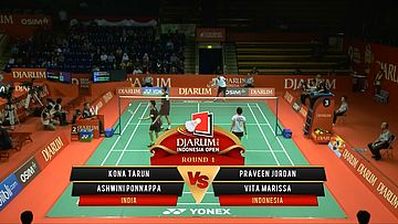 Kona/ Ashwini (INDIA) VS Praveen/ Vita Marissa (INDONESIA) Djarum Indonesia Open 2013