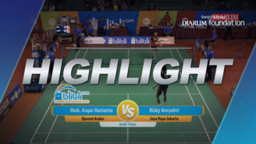 Muh. Asqar Harianto (Djarum Kudus) VS Risky Ansyahri (Jaya Raya Jakarta)