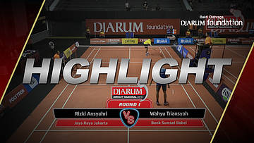 Rizki Ansyahri (Jaya Raya Jakarta) VS Wahyu Triansyah (Bank Sumsel Babel)