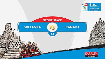 BLIBLI.COM WJC 2017 | GROUP STAGE - A1 | SRI LANKA vs CANADA