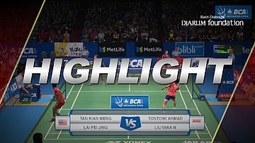 Tontowi Ahmad/Liliyana Natsir (INA) VS Tan Kian Meng/Lai Pei Jing (MAS)