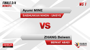 FINALS 3/4 | Women's Teams | SAISHUNKAN NIHON-UNISYS VS BERKAT ABADI BANJARMASIN