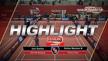 Enzi Shafira (SGS PLN Bandung) VS Raihan Maulana Muthar (Victory Bogor)