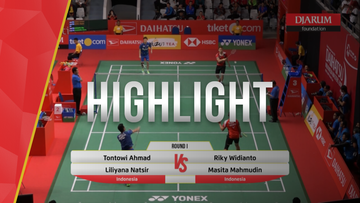 Tontowi Ahmad/Liliyana Natsir (Indonesia) VS Riky Widianto/Masita Mahmudin (Indonesia)