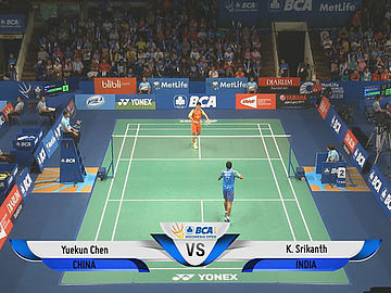 K. Srikanth (IND) VS Yuekun Chen (CHN)