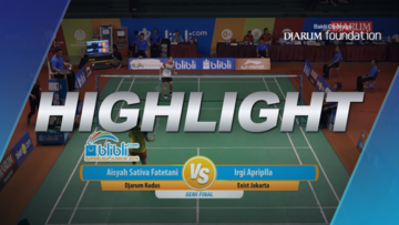 Aisyah Sativa Fatetani (Djarum Kudus) VS Irgi Apriplla (Exist Jakarta)