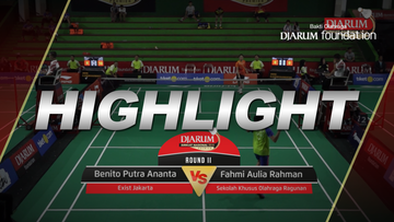 Benito Putra Ananta (Exist, Jakarta) VS Fahmi Aulia Rahman (Sekolah Khusus Olahraga Ragunan)