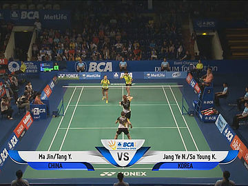 Ma Jin/Tang Yuanting (CHN) VS Jang Ye Na/So Young Kim (KOR)