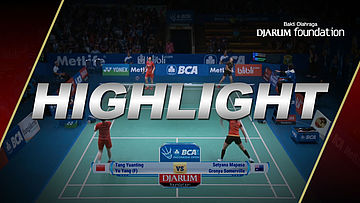 Tang Yuanting/Yu Yang (China) VS Setyana Mapasa/Gronya Somerville (Australia)