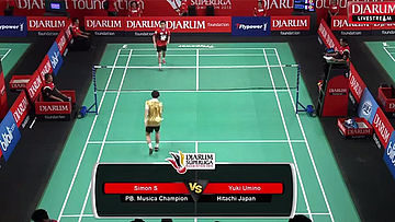 Simon Santoso (Musica Champion Kudus) VS Yuki Umino (Hitachi Jepang)