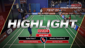 Yudha Putra Pramudia (Mutiara Cardinal Bandung) VS Athadhia Ramadhan Rizal (Jaya Raya Jakarta)