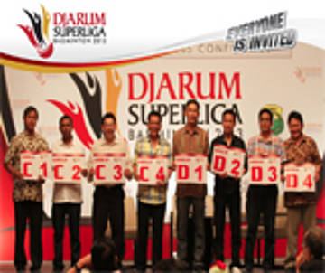 Drawing | Djarum Superliga Badminton 2013