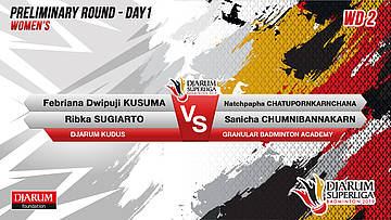 WD2 | KUSUMA/SUGIARTO (DJARUM KUDUS) VS Natchpapha/Sanicha (GRANULAR)