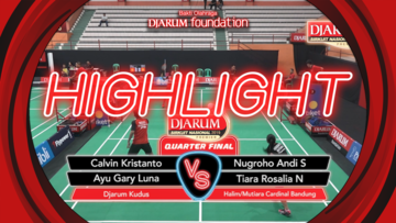 Calvin Kristanto/Ayu Gary Luna Maharani (Djarum Kudus) VS Nugroho Andi Saputro/Tiara Rosalia N (Halim/Mutiara Cardinal Bandung)