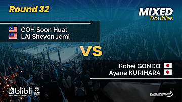 Round 32 | XD | GOH / LAI (MAS) vs GONDO / KURIHARA (JPN) | Blibli Indonesia Open 2019