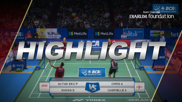 Chris Adcock/Gabrielle Adcock (ENG) VS Alfian Eko Prasetya/Annisa S (INA)