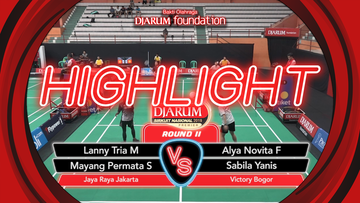 Lanny Tria Mayasari/Mayang Permata Sari (Jaya Raya Jakarta) VS Alya Novita Fitriyani/Sabila Yanis (Victory Bogor)