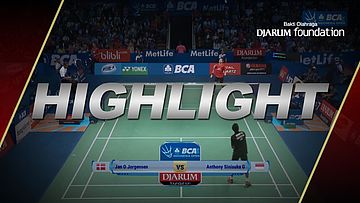 Jan O Jorgensen (Denmark) VS Anthony Sinisuka Ginting (Indonesia)