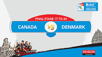 BLIBLI.COM WJC 2017 | FINAL STAGE 17 To 24 | CANADA vs DENMARK | WS