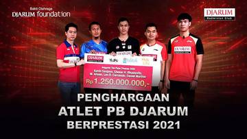 Apresiasi PB Djarum untuk Atlet Berprestasi 2021