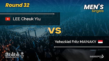 Round 32 | MS | MAINAKY (INA) vs LEE (HKG) | Blibli Indonesia Open 2019