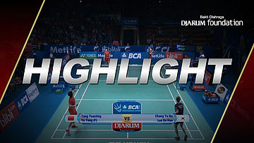 Tang Yuanting/Yu Yang (China) VS Chang Ye Na/Lee So Hee (Korea)