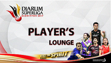 Ricky Karanda Suwardi at Player's Lounge Djarum Superliga Badminton 2017