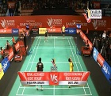 Ronal Alexander/Rizky Hidayat (HI QUA WIMA SURABAYA) VS Kenichi Hayakawa/Kenta Kazuno (UNISYS JAPAN) 